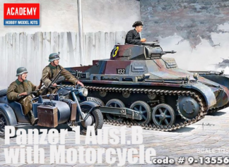 Academy 1/35 German Panzer 1 with Motorcycle