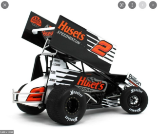 Acme 1/18 2022 #2 Husets Speedway Sprint Car- David Gravel