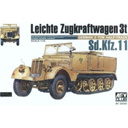 AFV Club 1/35 German Sd.Kfz.11 3Ton Half Track