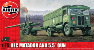 Airfix 1/76 AEC Matador and 5.5" Gun