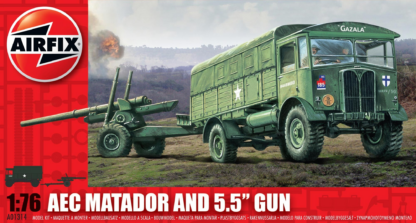 Airfix 1/76 AEC Matador and 5.5" Gun