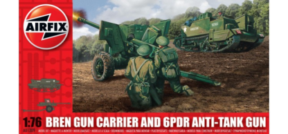 Airfix 1/76 Bren Gun Carrier and 6PDR Anti-Tank Gun