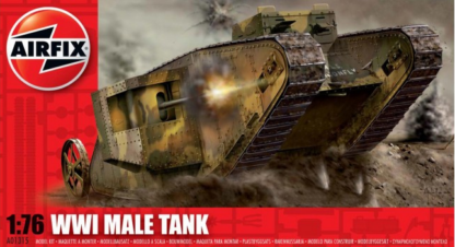 Airfix 1/76 WWI Male Tank Mk.1