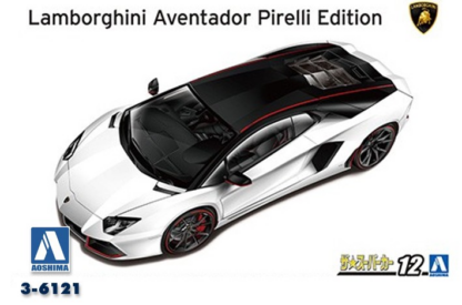 Aoshima 1/24 Lamborghini Aventador Pirelli Edition