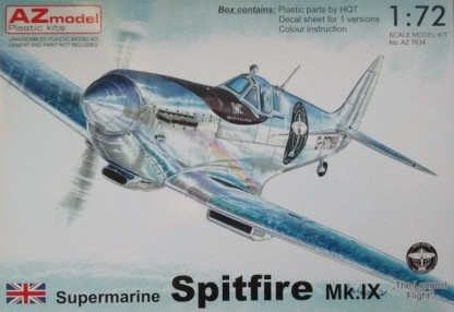 AZ Model 1/72 Spitfire Mk.IX "The Longest Flight"