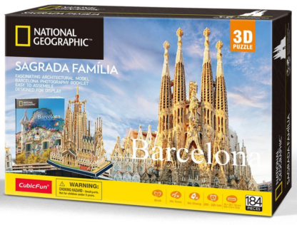 Cubic Fun 3D Puzzle Sagrada Familia Barcelona National Geographic edition