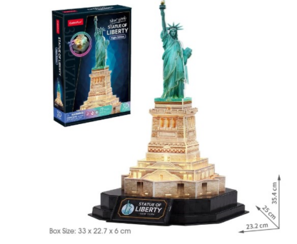 Cubic Fun 3D Puzzle Statue of Liberty Night Edition