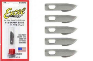 Excel #1 Mini Curved Blade 5 pack