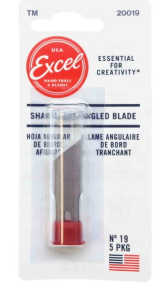 Excel #19 Sharp angle blade