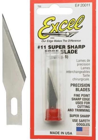 Excel Super Sharp Blade #11 pack of 5