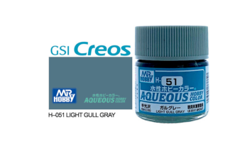 Gunze Aqueous H051 Gloss Light Gull Grey