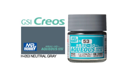 Gunze Aqueous H053 Semi Gloss Neutral Grey