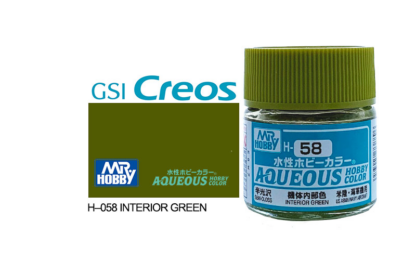 Gunze Aqueous H058 Semi Gloss Interior Green