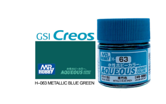 Gunze Aqueous H063 Metallic Gloss Blue Green