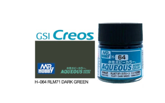 Gunze Aqueous H064 Semi Gloss RLM Dark Green