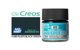 Gunze Aqueous H065 Semi Gloss RLM Black Green