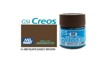 Gunze Aqueous H066 Semi Gloss RLM Sandy Brown
