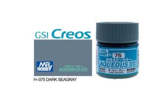 Gunze Aqueous H075 Semi Gloss Dark Sea Grey