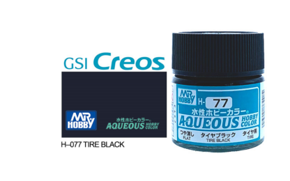 Gunze Aqueous H077 Flat Tyre Black