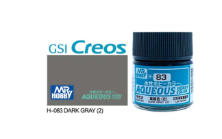 Gunze Aqueous H083 Semi Gloss Dark Grey 2