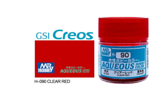 Gunze Aqueous H090 Gloss Clear Red