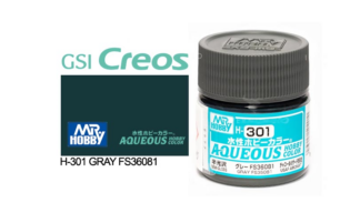 Gunze Aqueous H301 Semi Gloss Grey FS 36081