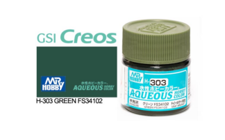 Gunze Aqueous H303 Semi Gloss Green FS 34102