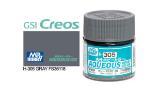 Gunze Aqueous H305 Semi Gloss Grey FS 36118