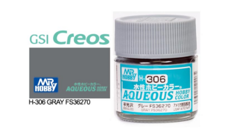 Gunze Aqueous H306 Semi Gloss Grey FS 36270
