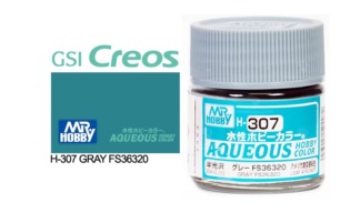 Gunze Aqueous H307 Semi Gloss Grey FS 36320