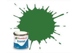 Humbrol 131 Mid Green Satin 14ml Enamel Paint