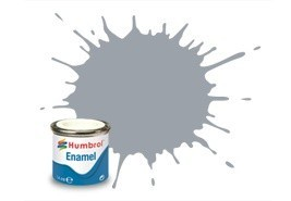 Humbrol 165 Medium Sea Grey Satin 14ml Enamel Paint