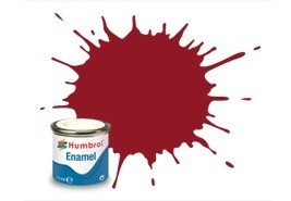 Humbrol 20 Crimson Gloss 14ml Enamel Paint