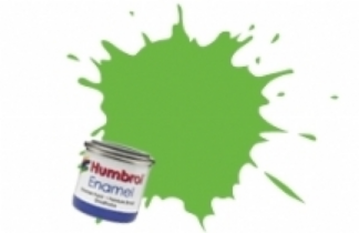 Humbrol 38 Lime Gloss 14ml Enamel Paint