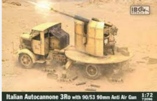IBG 1/72 Italian Autocannone 3Ro with 90/53 90mm AA Gun