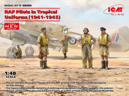 ICM 1/48 RAF Pilots in Tropical Uniforms (1941-1945)