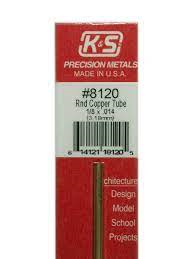 K&S 8120 Copper tube round 3.18mm (1 Piece)