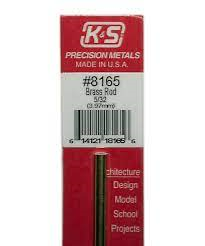 K&S 8165 Brass rod 3.97mm (1 Piece)