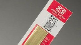 K&S 8247 Brass strip 1.63x19.05mm (1 piece)