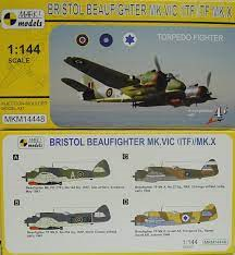 Mark 1 Models 1/144 Beaufighter Mk.VIC (ITF) & TF Mk.X 'Torpedo Fighter'