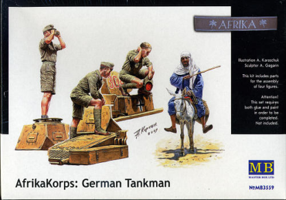 Master Box 1/35 AfrikaKorps German Tankman