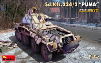 Miniart 1/35 Sd.Kfz.234/2 PUMA with FULL INTERIOR