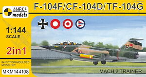 MKM 1/144 F-104F/CF-104D/TF-104G 'Mach 2 Trainer'
