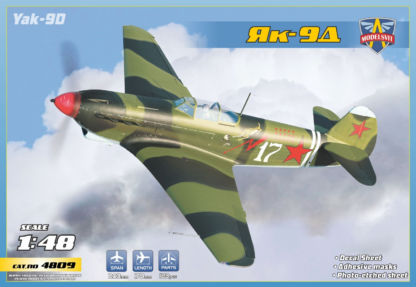 Modelsvit 1/48 Yak-9D Long range WWII fighter