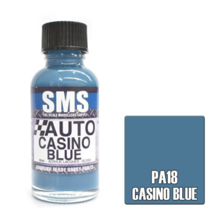 SMS Acrylic Lacquer Auto Colour Casino Blue PA18