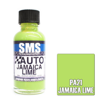 SMS Acrylic Lacquer Auto Colour Jamaica Lime PA21