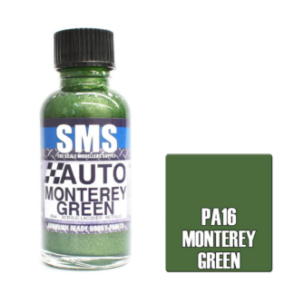 SMS Acrylic Lacquer Auto Colour Monterey Green PA16
