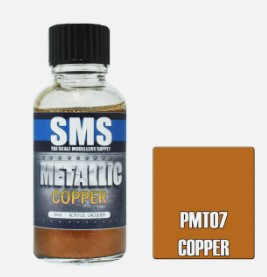 SMS Acrylic Lacquer Metallic Copper PMT07