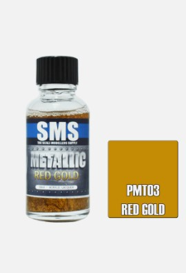 SMS Acrylic Lacquer Metallic Red Gold PMT03
