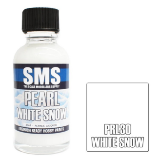 SMS Acrylic Lacquer Pearl White Snow 30ml PRL30